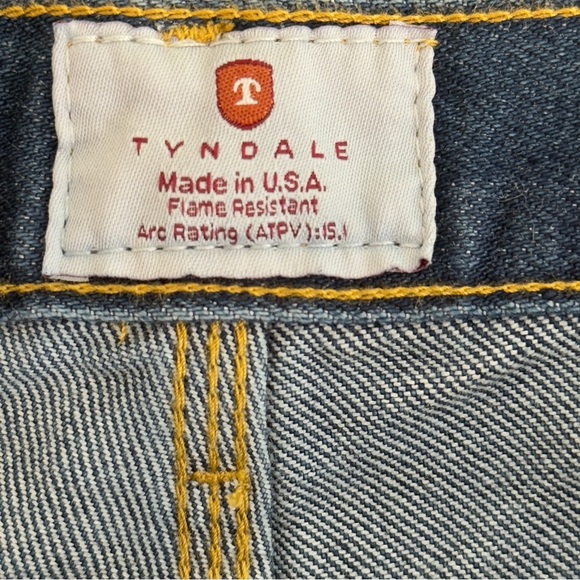 Tyndale Fire Resistant Dark Wash Jeans - Picture 5 of 8